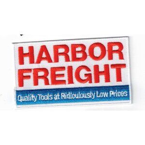 Harbor Freight Tools Embroidered 4x2in Iron / Sew-On Patches